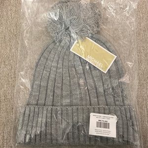 Michael Kors Knit Pom Hat, One Size - Great Gift 🎁